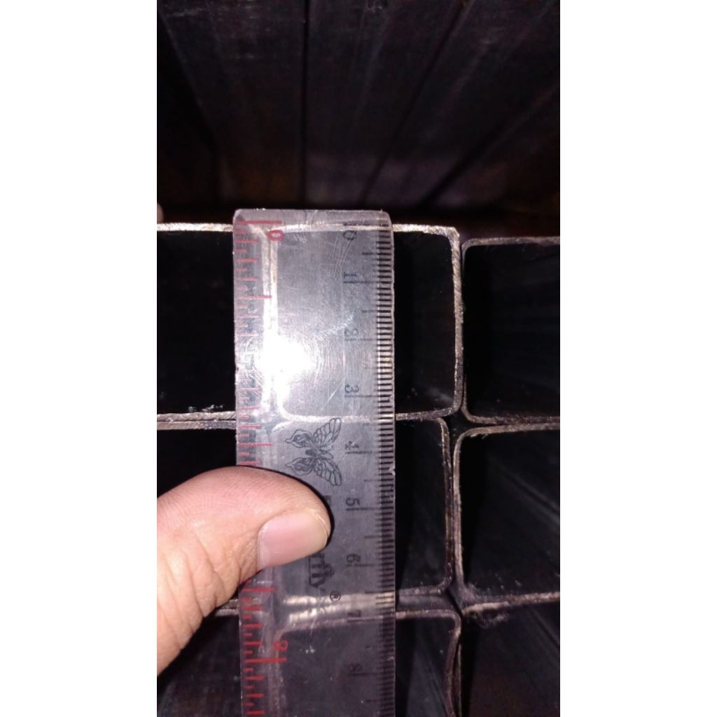 Besi Holo / Hollo / Hollow Galvanis 40x40 BC tebal 1,3mm