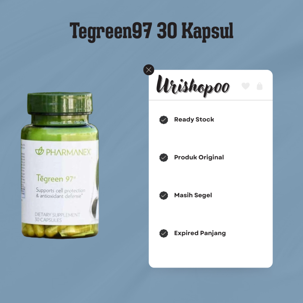 Tegreen97 Kecil Isi 30 Kapsul Exp 2026