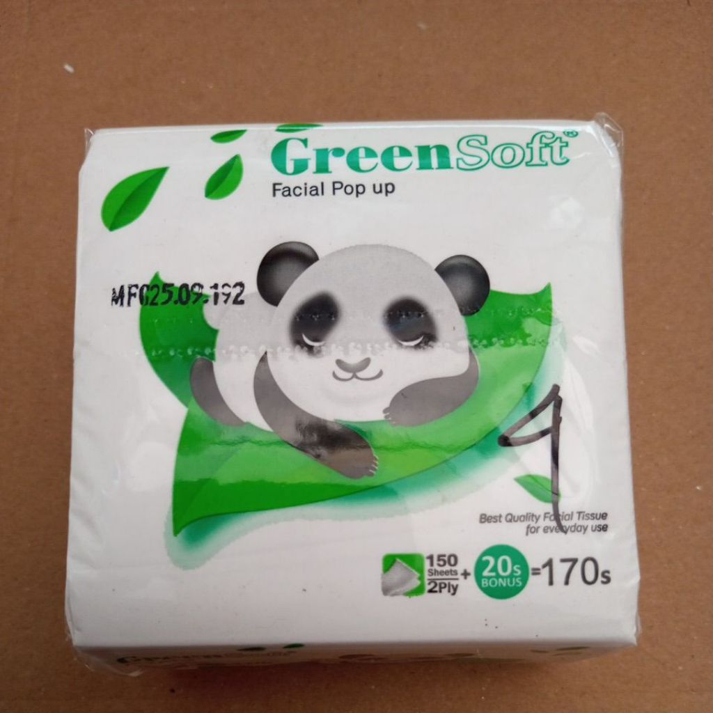 Tisu Pop up Green Soft