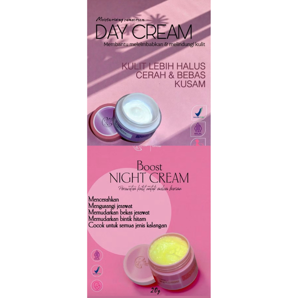 Night Cream Syahila Care & Day Cream Syahila Care