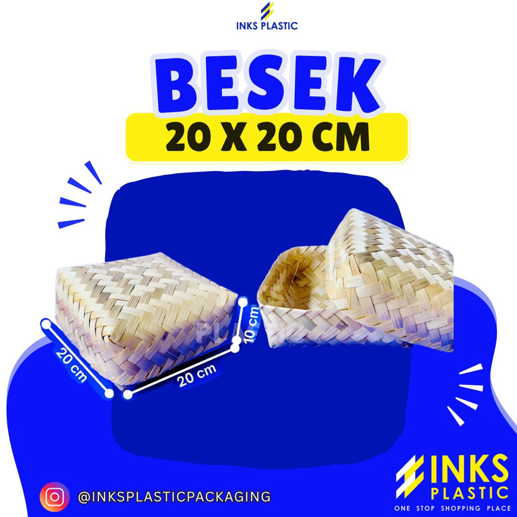 BESEK BAMBU 20x20