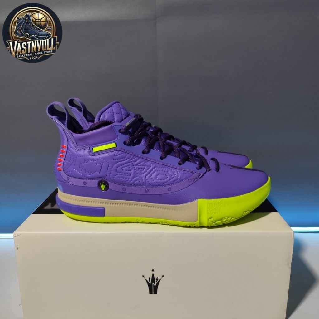 Sepatu Basket 361° Joker 1 Purple Original 100%