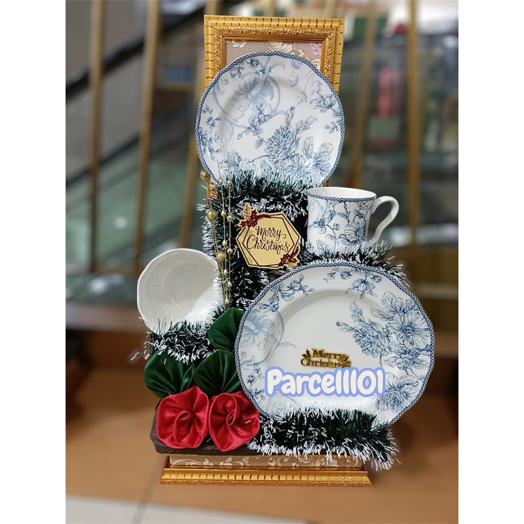 parcel sango pecah belah Natal/set hadiah hampers merry chirsthmas/bingkisan natal 2025