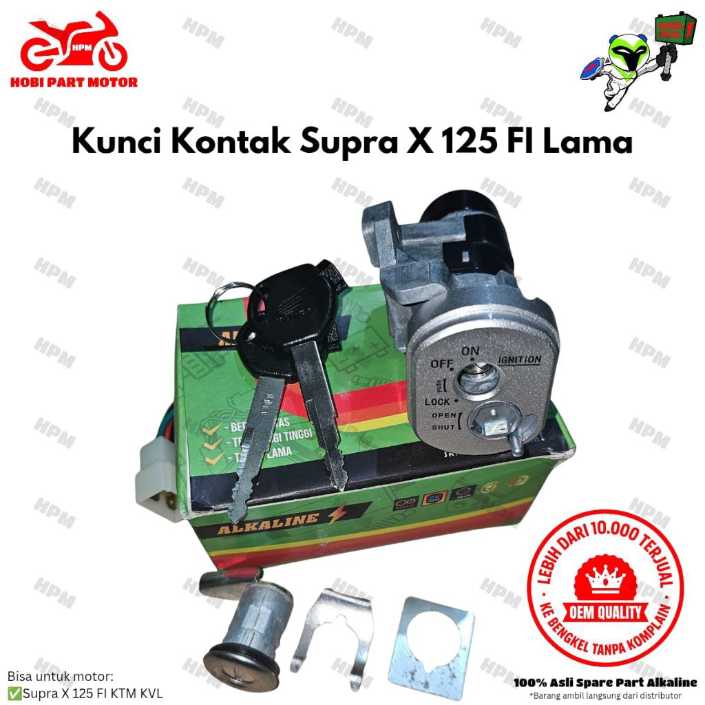 Kunci Kontak Set Key Set alkaline supra x 125 fi lama oem quality