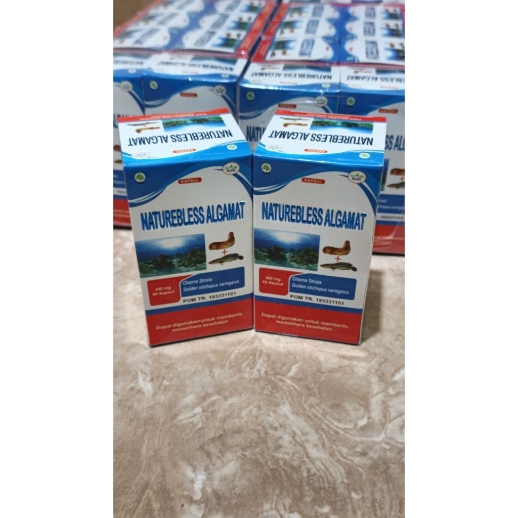 NATUREBLESS Algamat Botol 60 kapsul membantu memelihara kesehatan tubuh