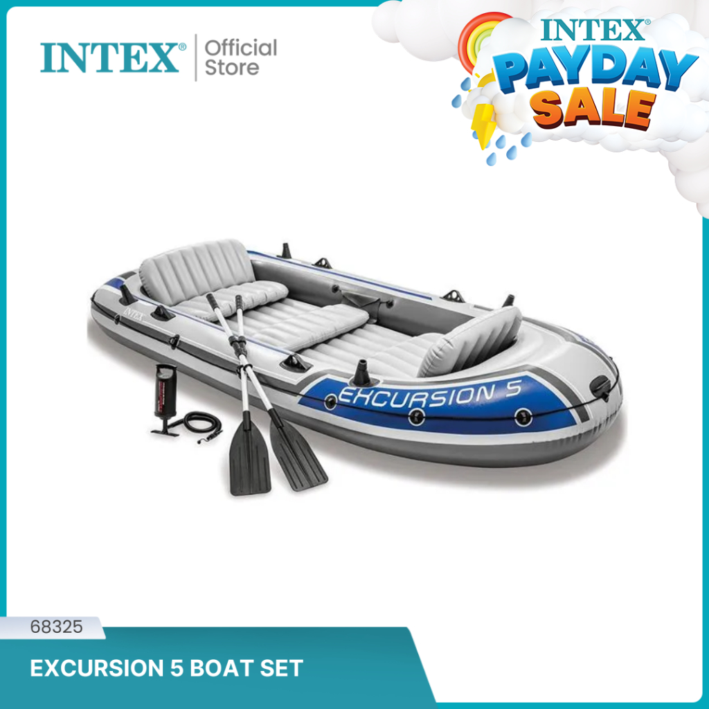 Intex Excursion 5 Perahu Karet Inflatable