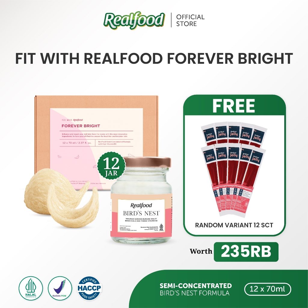 Realfood Forever Bright Sarang Burung Walet