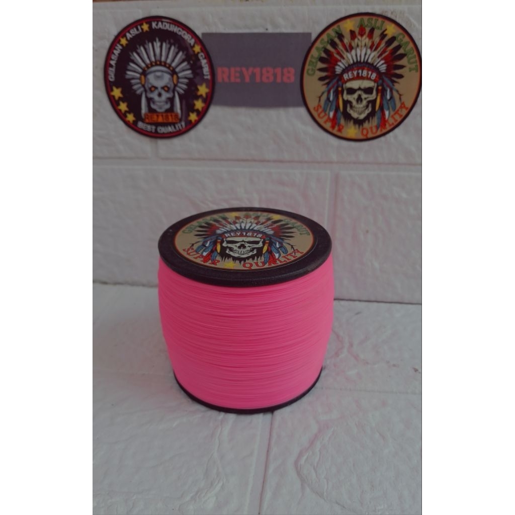 gelasan salatin kimia/pink stabilo size 0.22mm panjang 3000yard