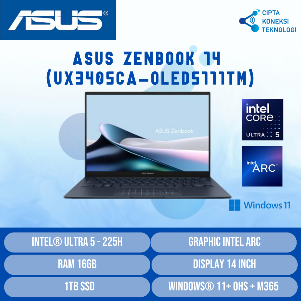 LAPTOP ASUS ZENBOOK 14  (UX3405CA-OLED5111TM)
