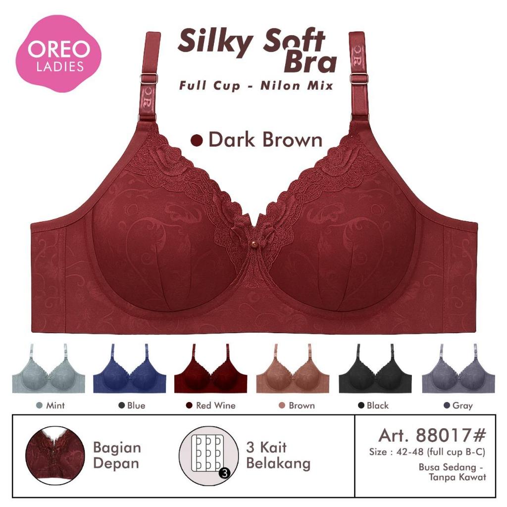 3 Pcs Bra Oreo (C Cup) Size 48 Art. 88017 BH Oreo Silky Soft Kait 3 - BH OREO 88017