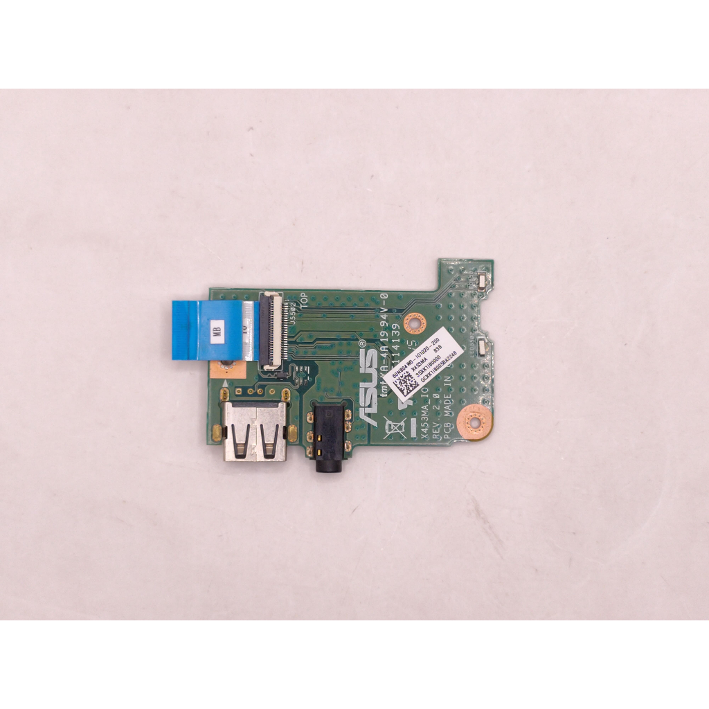 ET25 CB-AS-11 AUDIO USB BOARD CHILDBOARD LAPTOP ASUS X453M X453MA_IO REV. 2.0