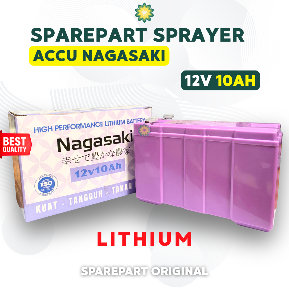 Nagasaki Aki Baterai Accu 12V 8Ah | 9Ah | 10Ah Lithium