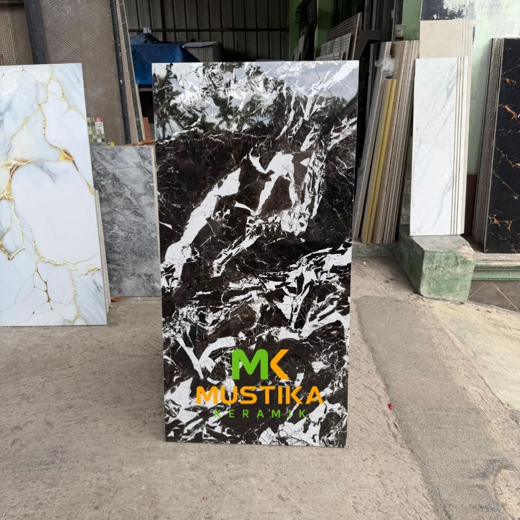 GRANITE LANTAI 60x120 FOSIIL HITAM / GRADE A / COCOK UNTUK LANTAI & DINDING