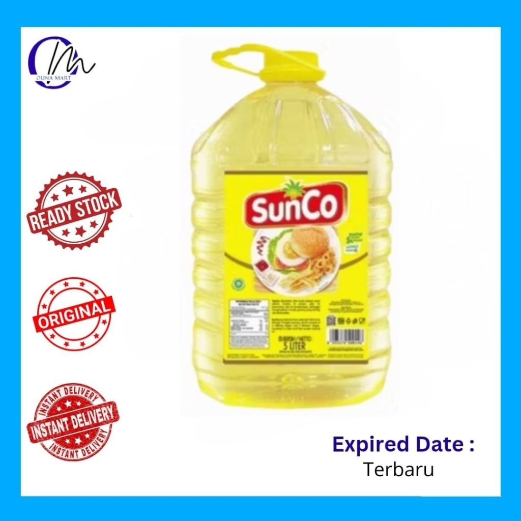 READY MINYAK GORENG SUNCO 5 L | SUNCO 5 LITER