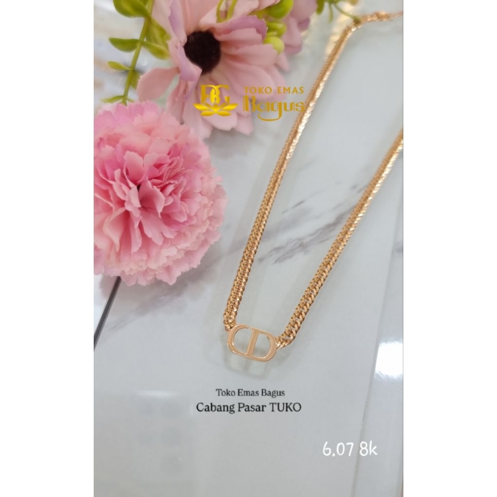 Kalung Rantai Holo CD Variasi K375/8k