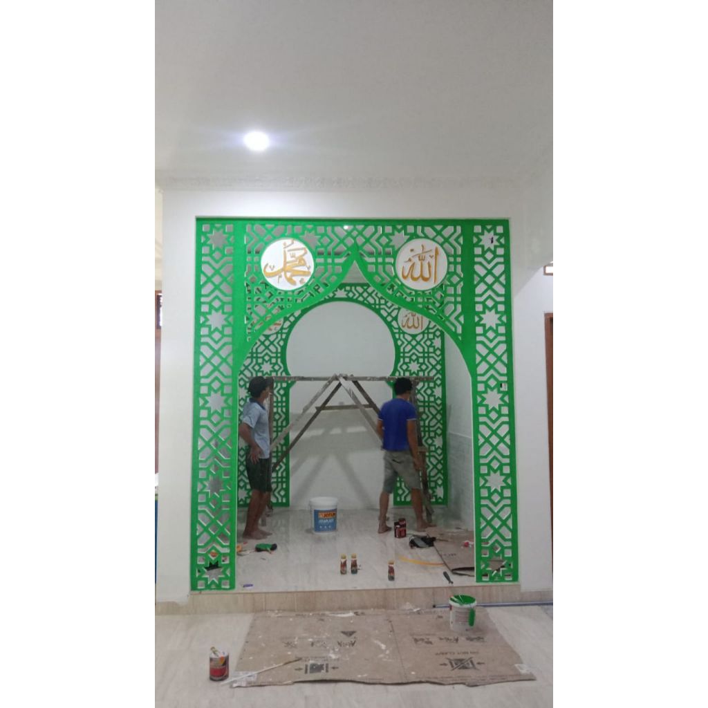 Mihrab Masjid Minimalis Futuristik Area Jabodetabek