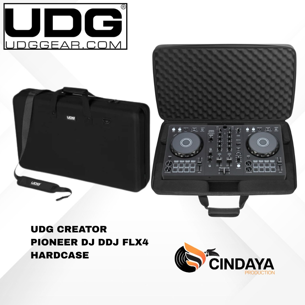 UDG CREATOR PIONEER DJ DDJ FLX4 HARDCASE | tas alat dj Pioneer dj ddj-flx4