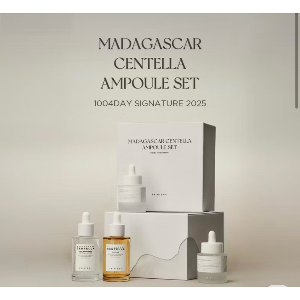 SKIN1004 Madagascar Centella Ampoule Set - 1004DAY SIGNATURE (2025)