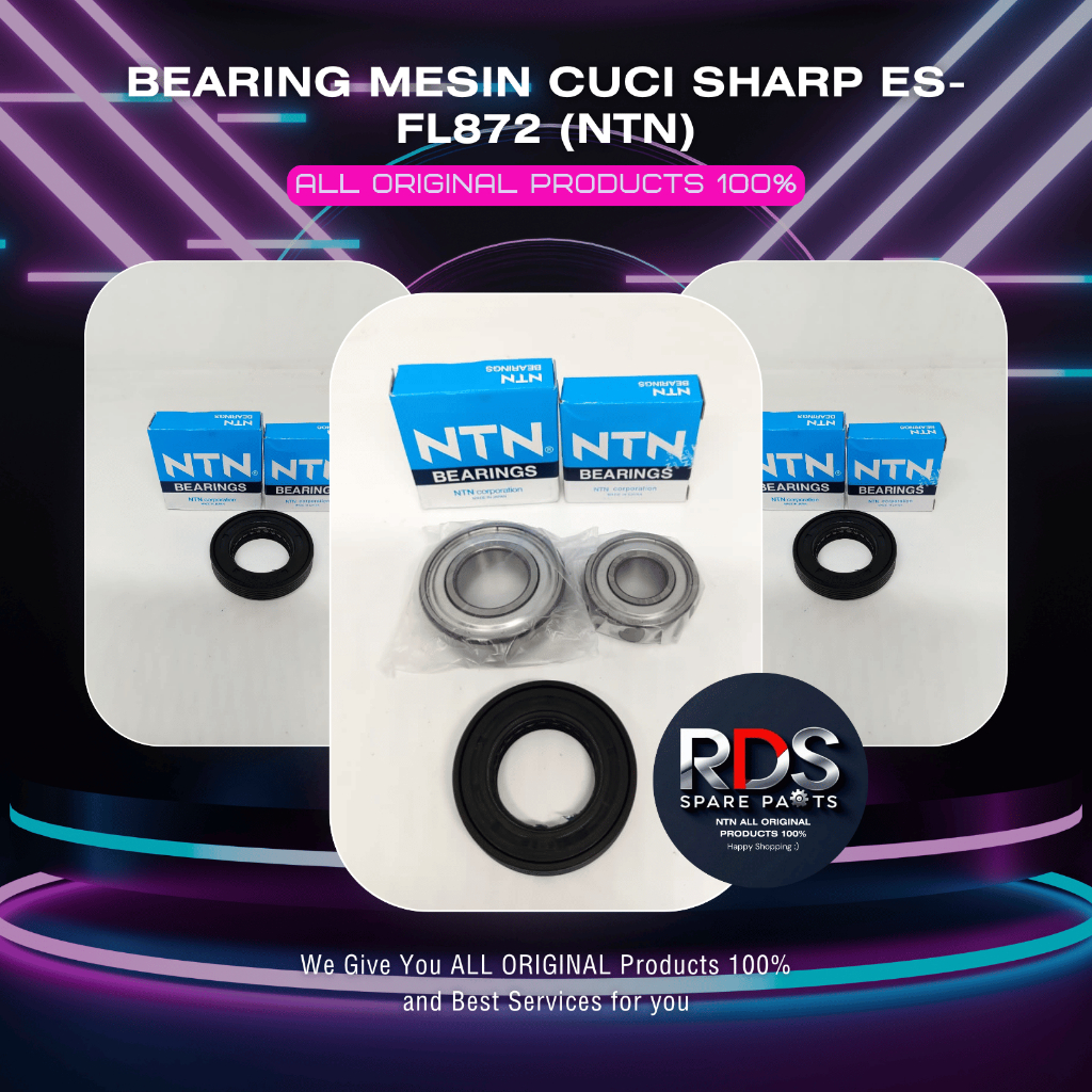 BEARING MESIN CUCI SHARP ES-FL872 KOMPLIT SET SEAL ES FL 872
