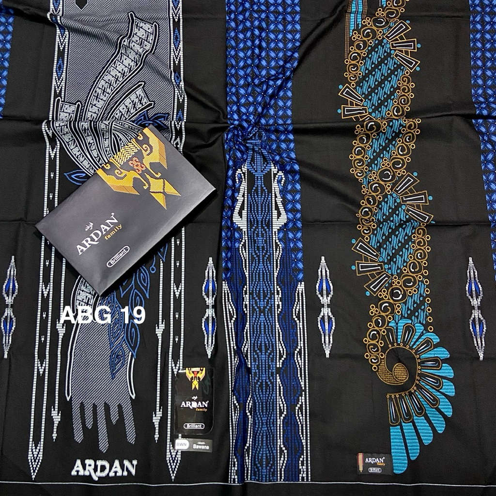 Sarung Ardan briliant gold motif premium