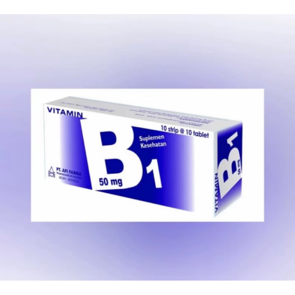 Vitamin B1 50mg  Afi Farma Box