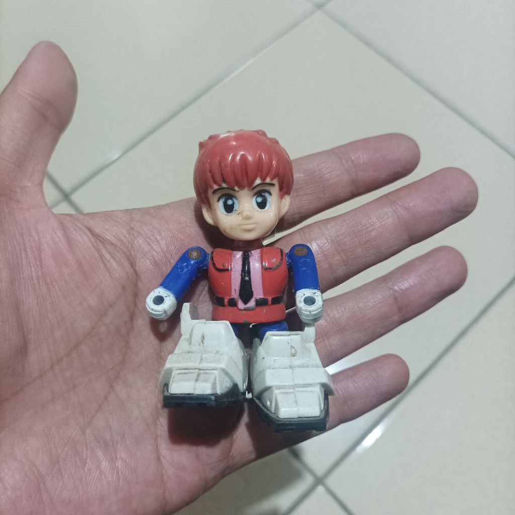 Vintage Bandai Original Die Cast Besi Pilot Robot Patlabor Mini Mainan Action Figure