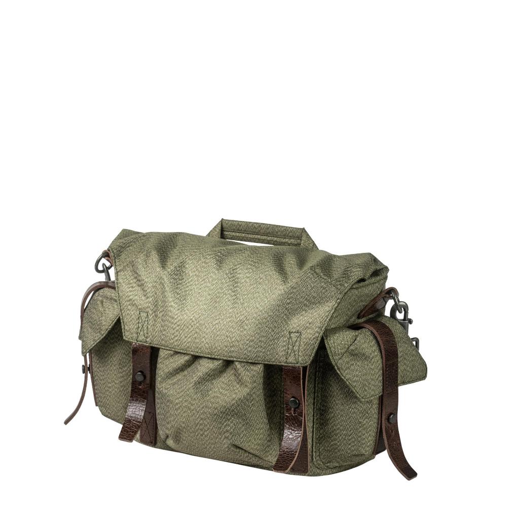 Wotancraft Salt & Pepper Canvas Messenger Bag 10L