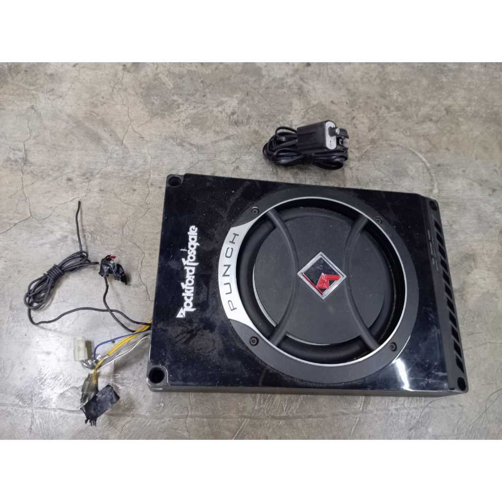 3206 TD subwofer aktif kolong mobil rockford fosgate JPS100 8 inch original