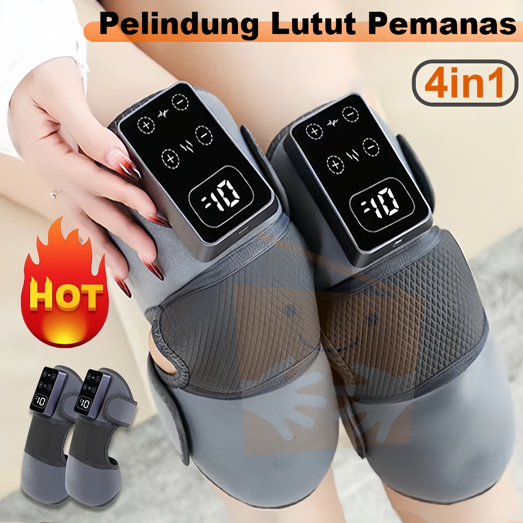 Pelindung Lutut Pemanas Pintar/Pemijat Lutut/Penyangga Lutut dengan Pemanas Listrik/Alat Terapi Send