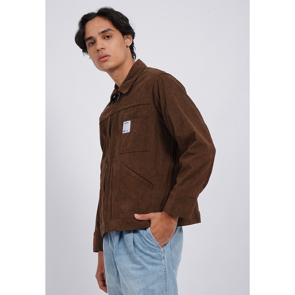 Wrangler X Ageless Galaxy Jacket Trucker Regular TRUCK 01A25 Brown