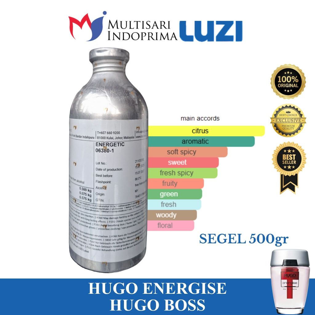 HUGO BOSS ENERGISE By LUZI Segel 500gr