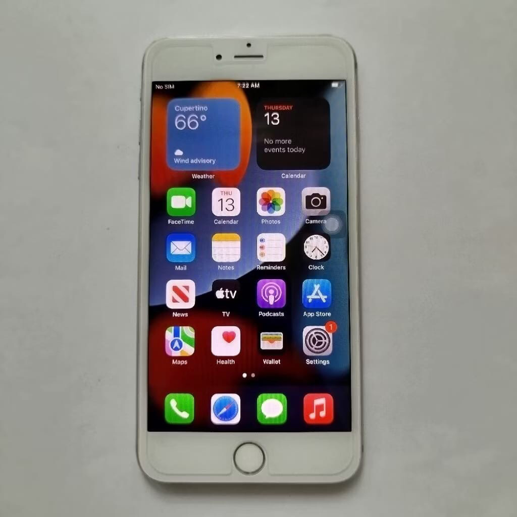 Iphone 6S Plus 32GB Silver Second Full Set No Minus ori