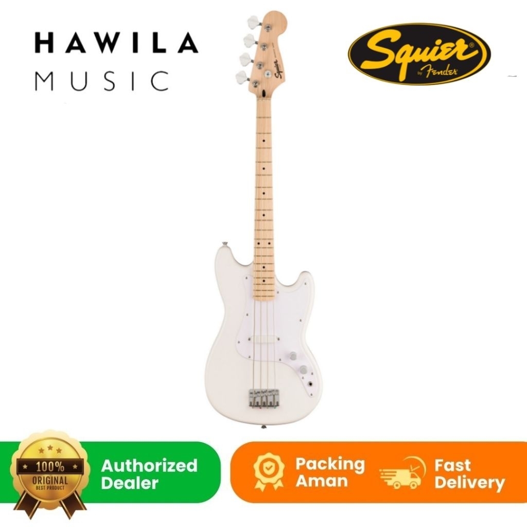 Gitar Bass Elektrik Bass Squier Bronco Bass Tahitian Coral , Gitar Bass Elektrik Bass Squier Sonic B