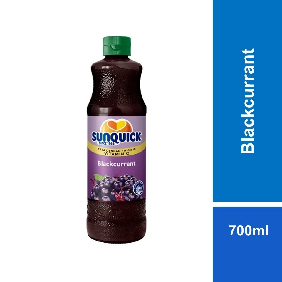 Sunquick Blackcurrant Jumbo 700 ml Original Malaysia