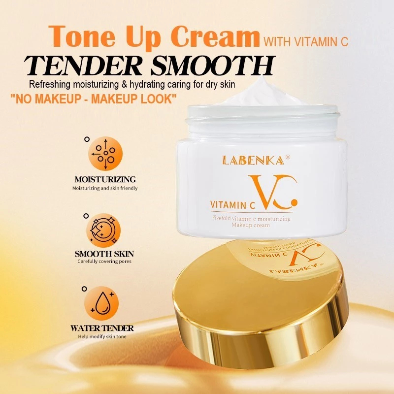 BPOM Labenka Base Makeup Tone Up Cream Fivefold VC Mengandung Vitamin C LBK-F05