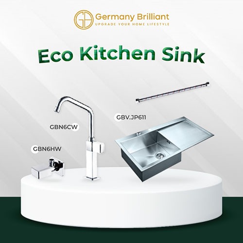 Germany Brilliant Paket Bundling Kitchen Sink - Eco Kitchen Sink
