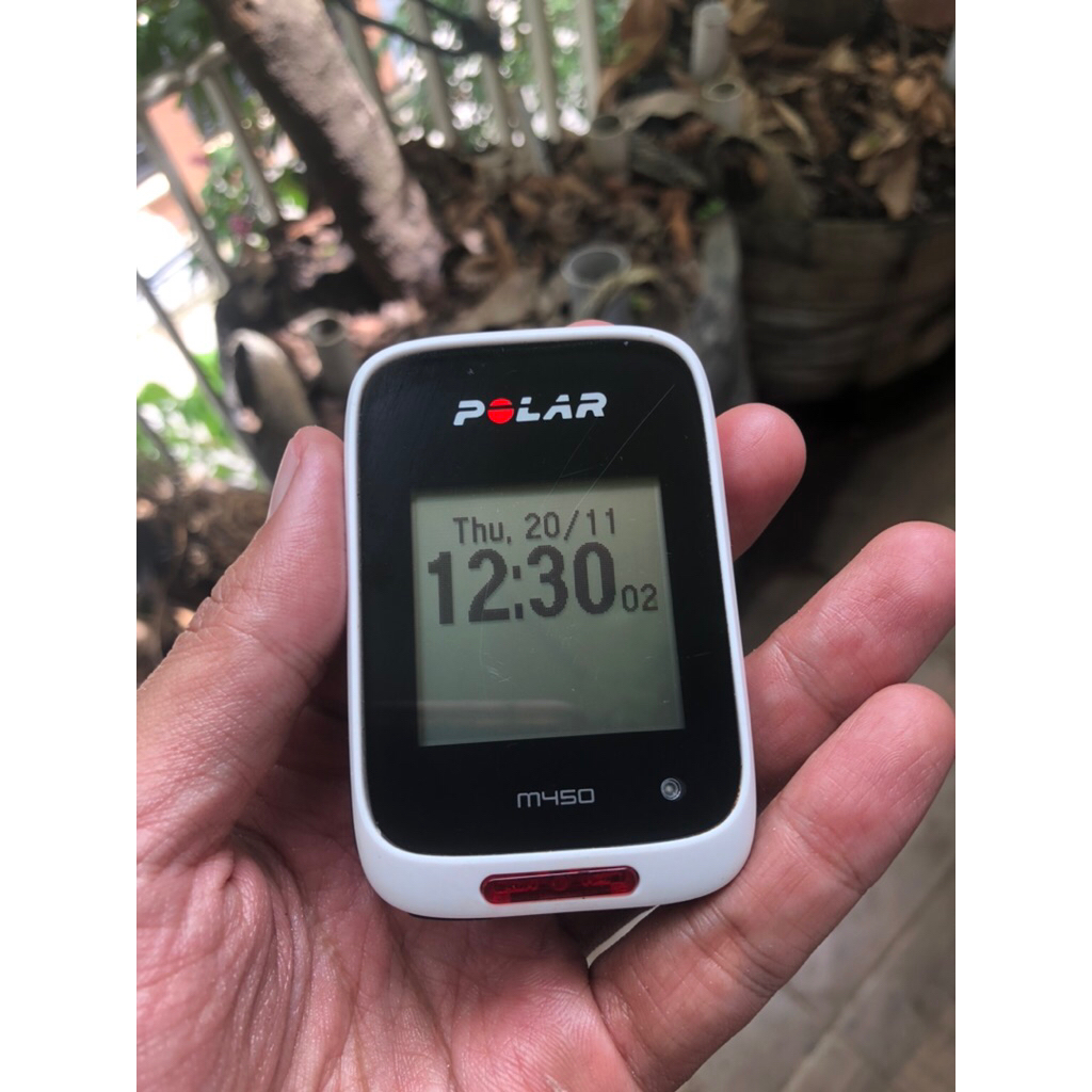 gps bike polar m450 speedometer sepeda