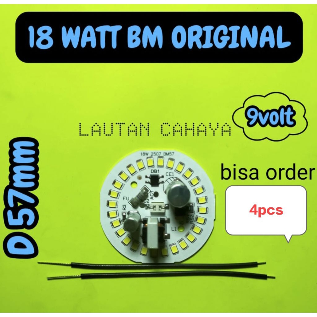 PCB LED AC BM 18 WATT / MESIN LAMPU LED
