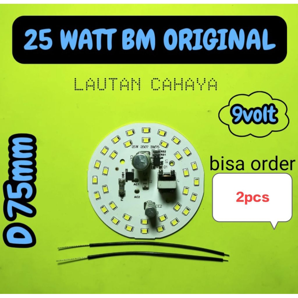 PCB LED AC BM 25 WATT / MESIN LAMPU LED