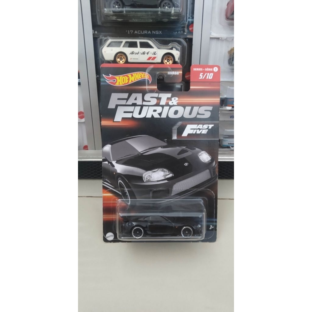 Hotwheels Fnf Toyota Supra Hitam Wave 1