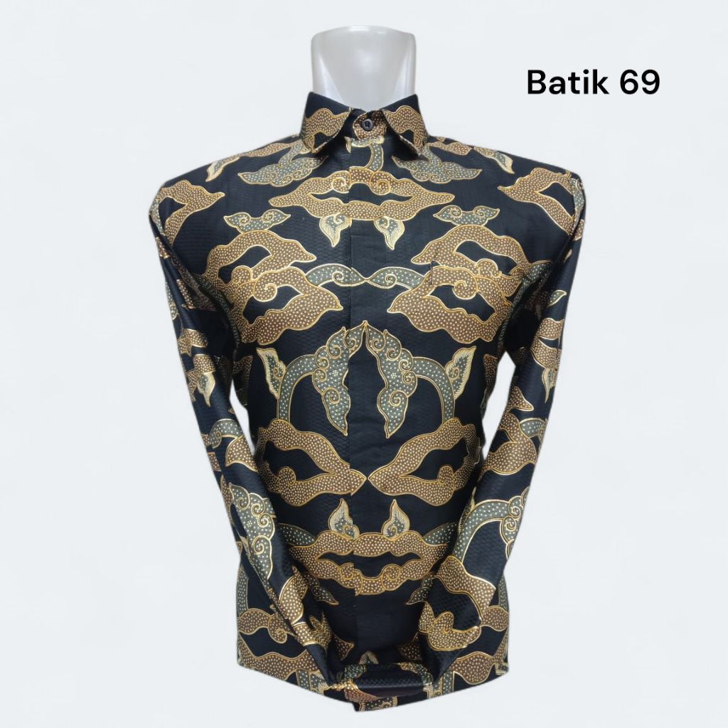 BATIK DOBBY SUPER FOIL PREMIUM 09 Mega mendung terfavorit elegan