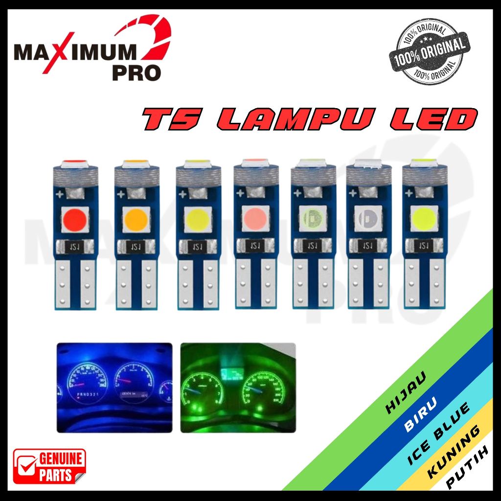 LAMPU LED T5 SPEEDOMETER 3 TITIK LAMPU SEIN SPEEDOMETER INDIKATOR