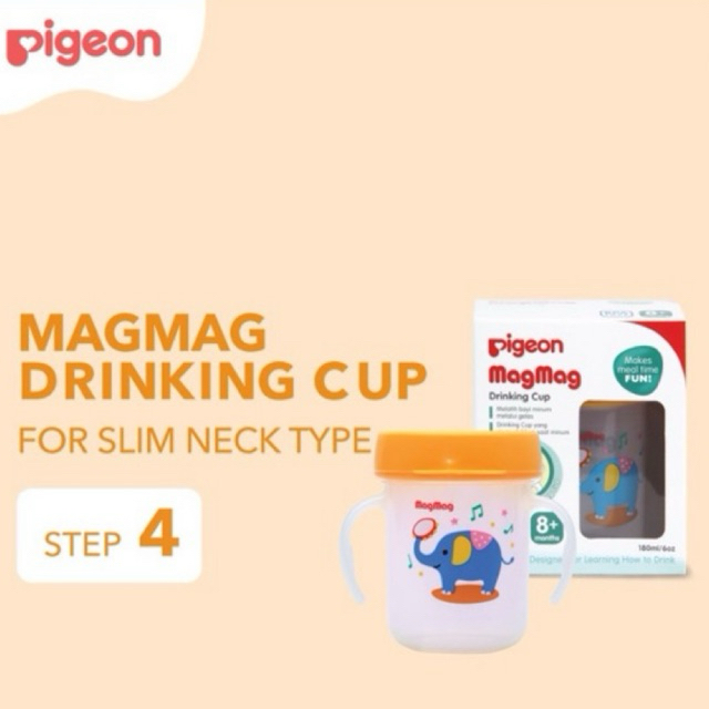 Pigeon Mag_Mag Step 4 Drinking Cup / Gelas Minum / Botol Minumq