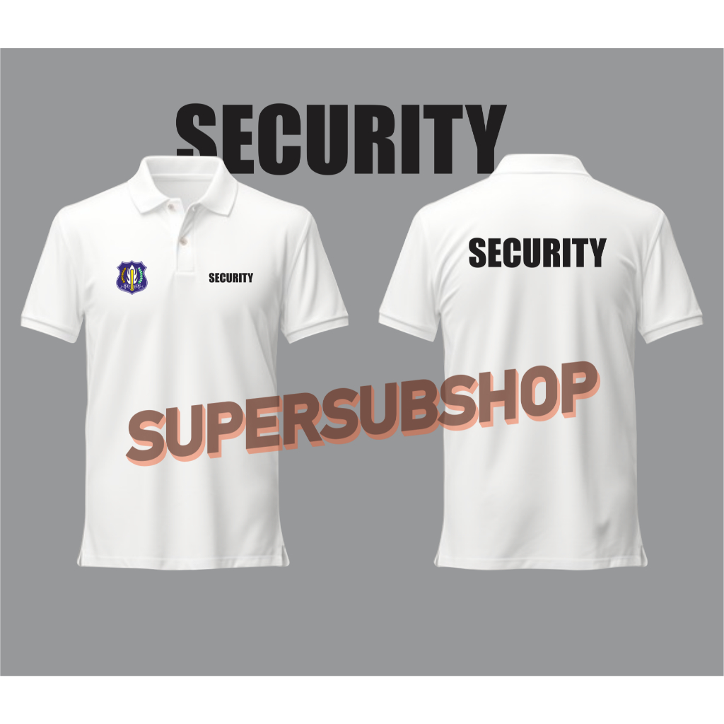 KAOS POLO SHIRT SECURITY POLO SEAGAM SECURITY SATPAM POLO SHIRT STAFF KARYYAWAN