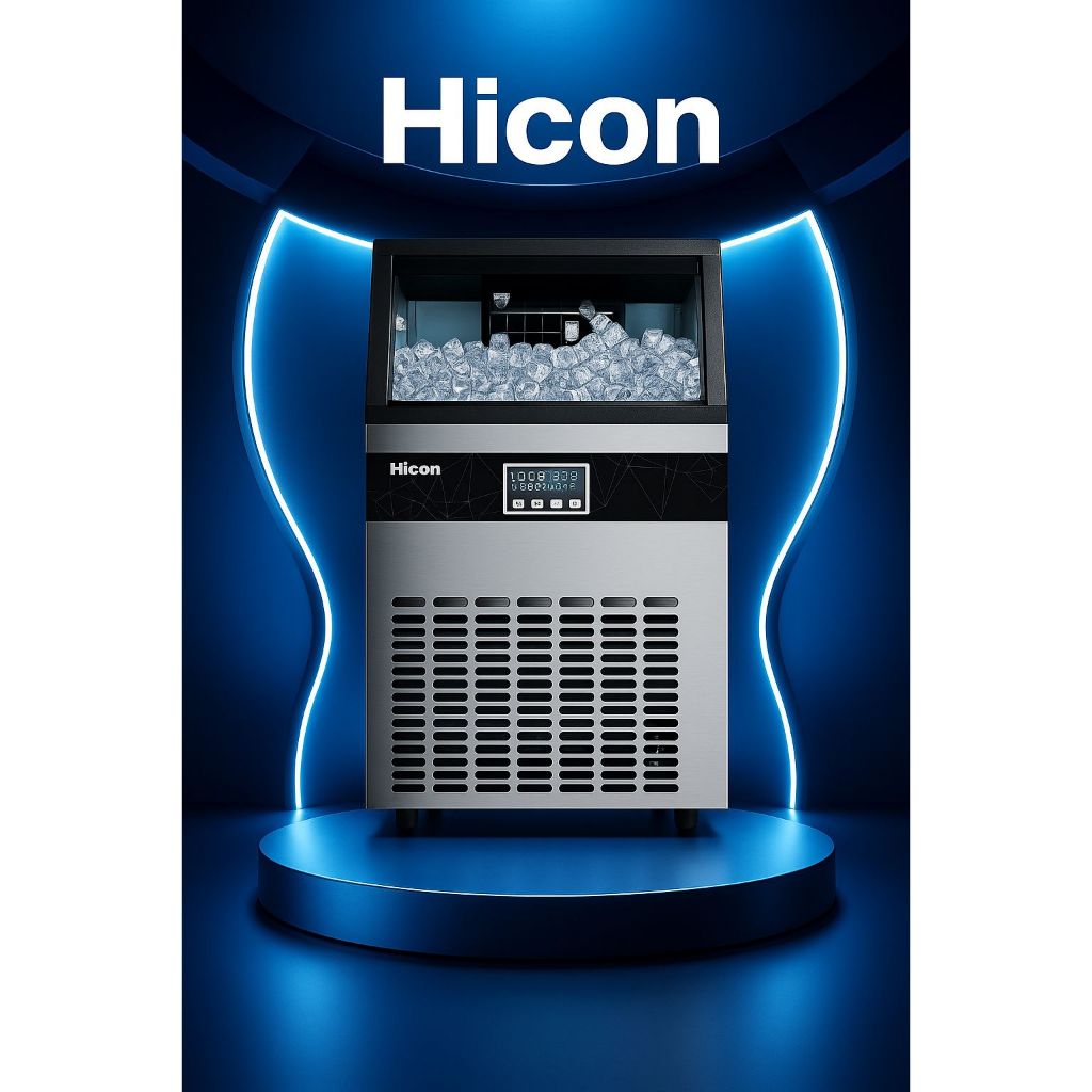 HICON Mesin es pembuat es batu 68kg per hari rumah cafe kantor