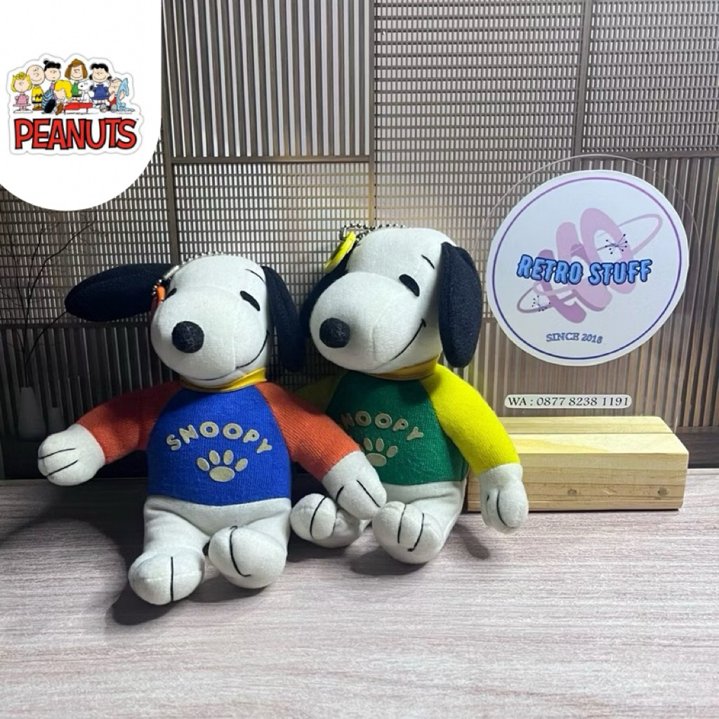 Figure Keychain Plush Snoopy Ori Peanuts