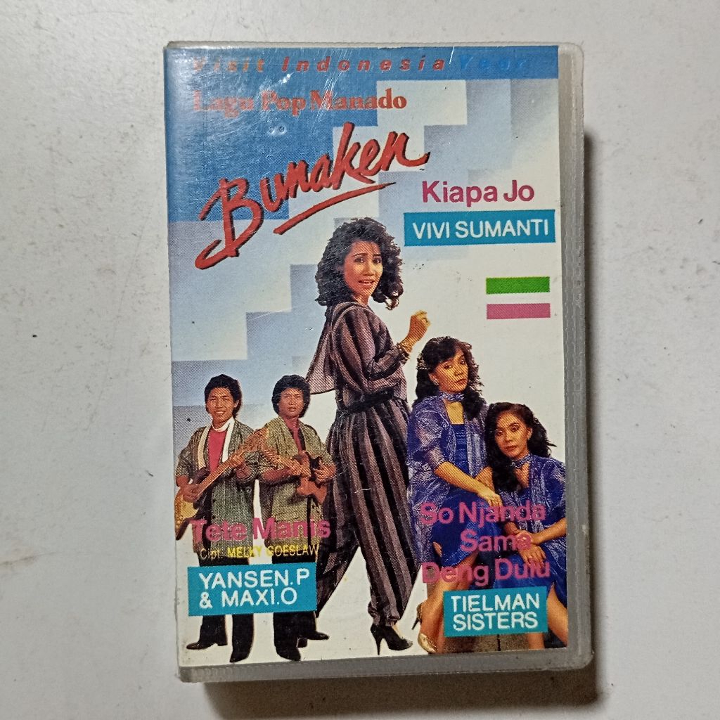 Kaset Pop Manado Vivi sumanti / Tielman Sister / Yansen P & Maxi O