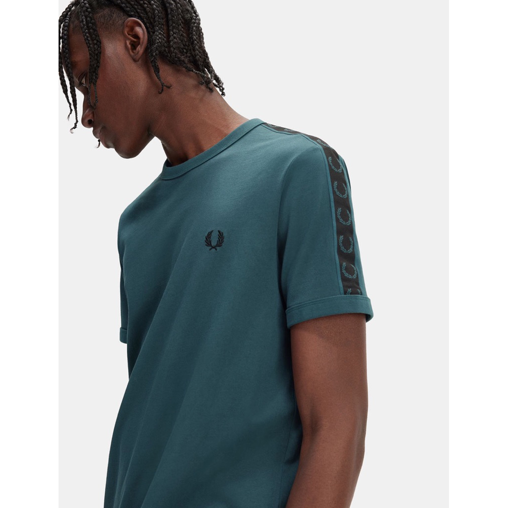 Fred Perry M4613 S79 Contrast Ringer Taped Tshirt