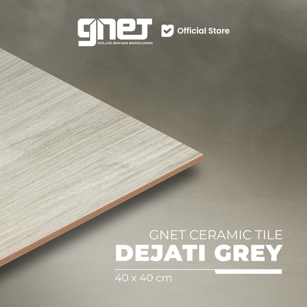GNET Ceramic Dejati Grey 40X40 | Keramik Lantai Rustic