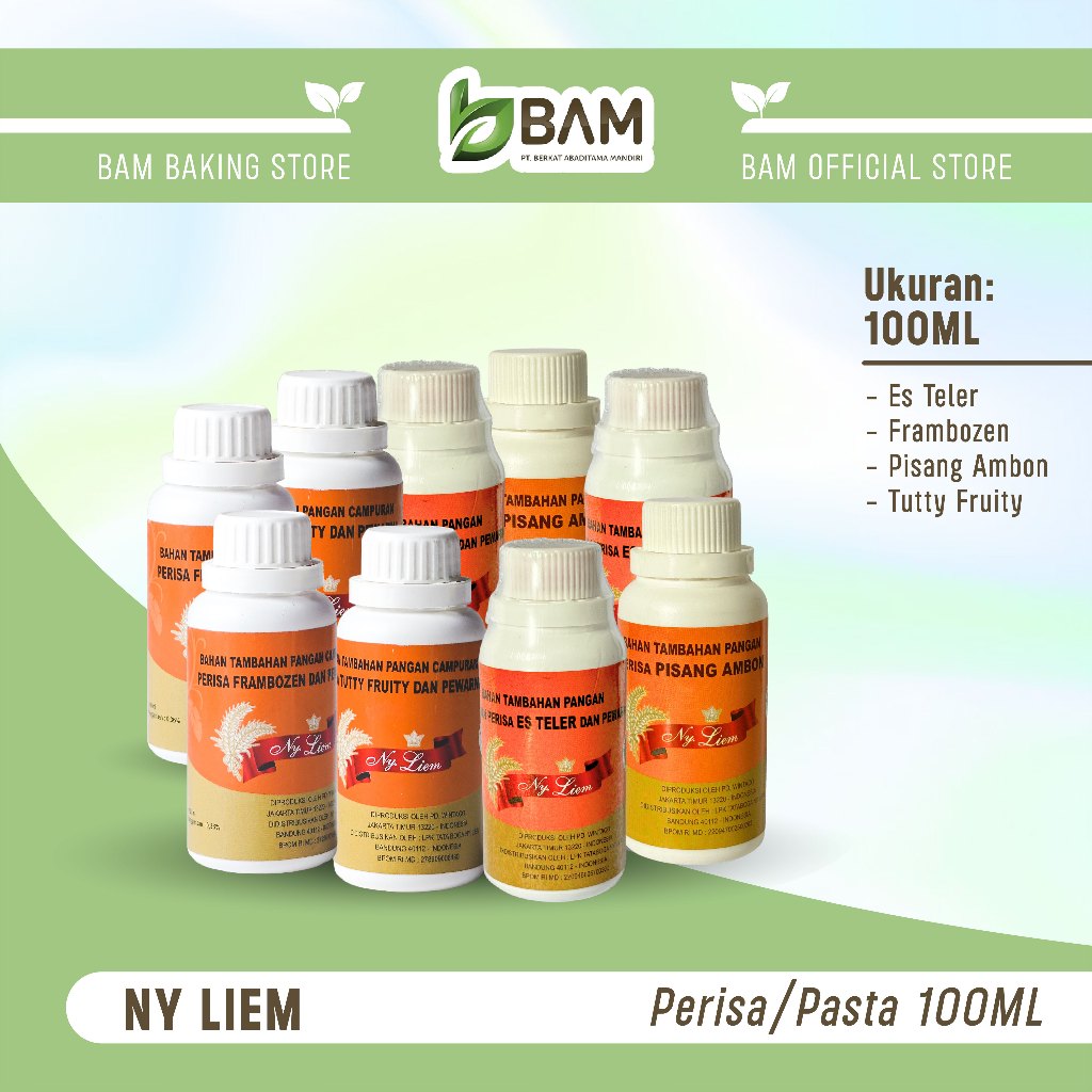 [Essence] NY LIEM PASTA / PERISA VARIAN 100ML  Es Teler, Frambozen, Pisang Ambon, Tutty Fruity